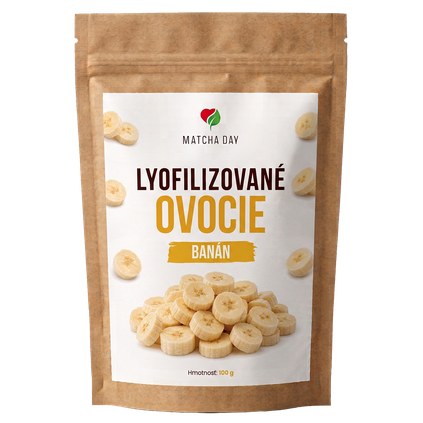 Lyofilizovaný banán 100g (plátky)