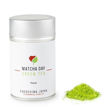 Matcha čaj kasai plechovka